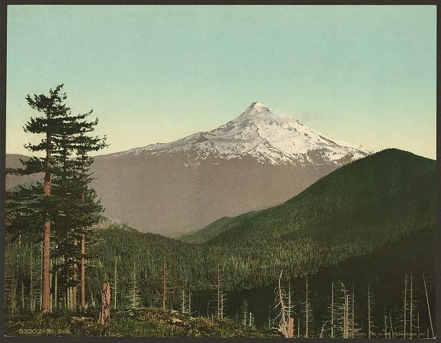 Mt Hood Vintage A4 Photo Print
