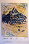 Mt St Michel by Masson Vintage Advert A4 Photo Print