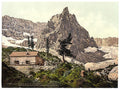 Mt Surlon and lake Tyrol Vintage A4 Photo Print