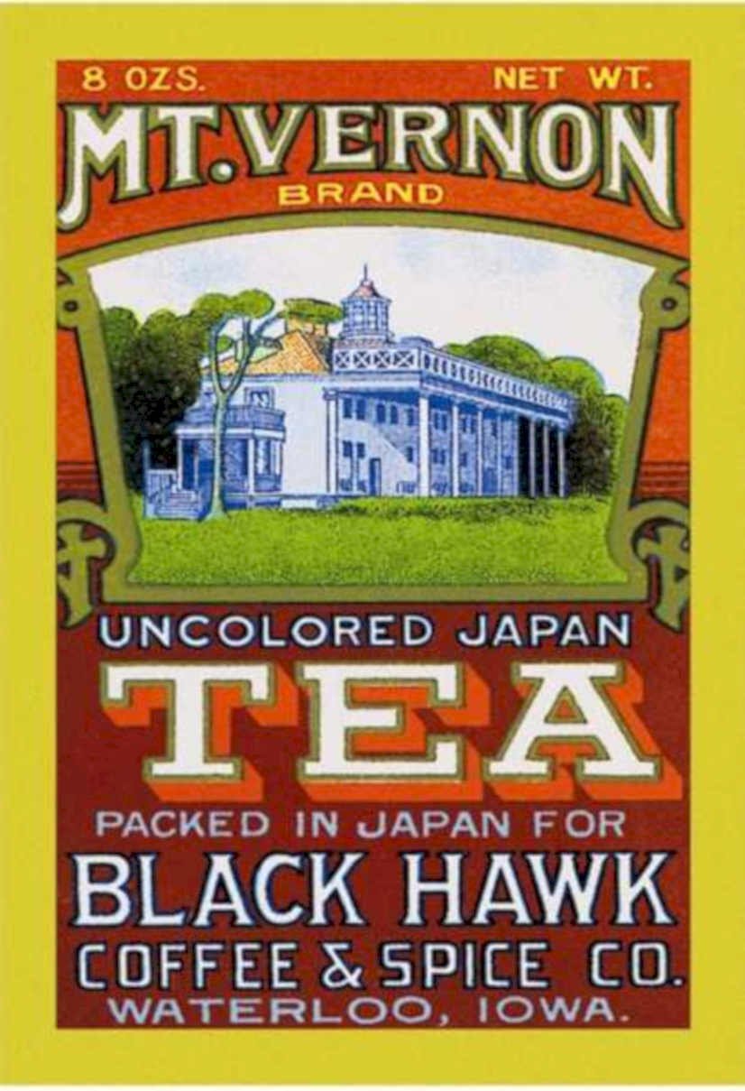 Mt Vernon Tea Vintage Retro Advert Ads A4 Photo Print