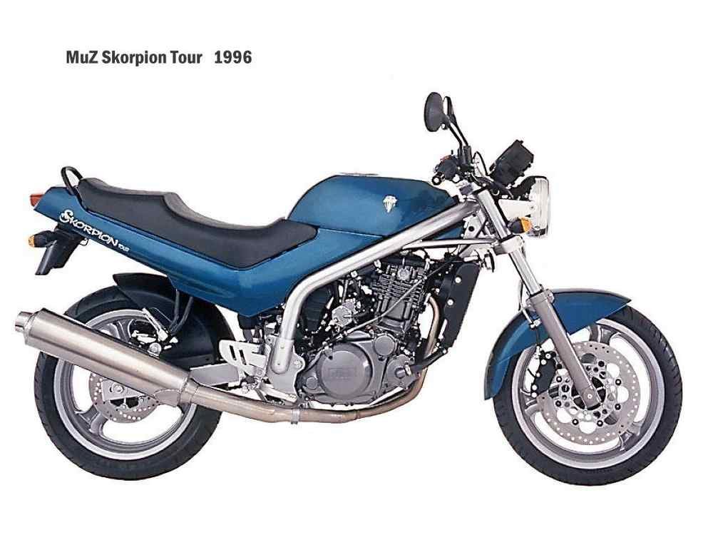 MuZ Skorpion Tour 1996 motorbike A4 Photo Print