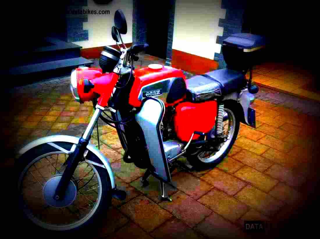 MuZ TS 125 1981 1 motorbike A4 Photo Print