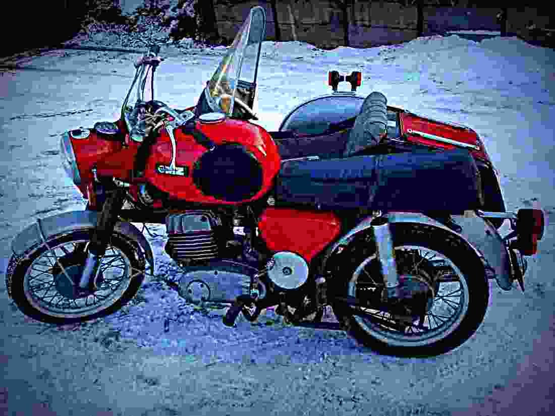 MuZ TS 125 1981 6 motorbike A4 Photo Print