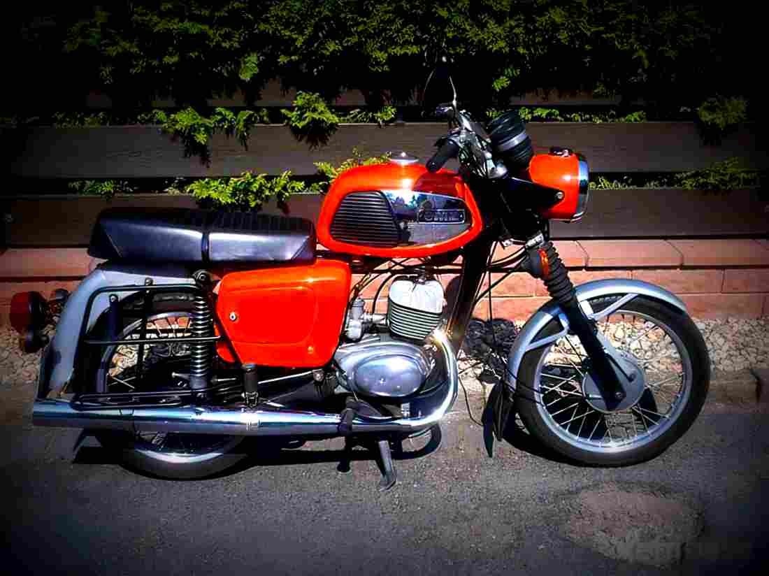 MuZ TS 125 1982 1 motorbike A4 Photo Print