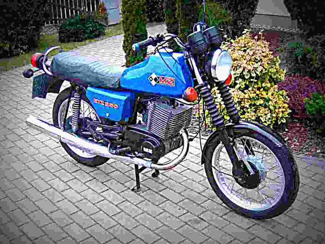 MuZ TS 125 1982 2 motorbike A4 Photo Print