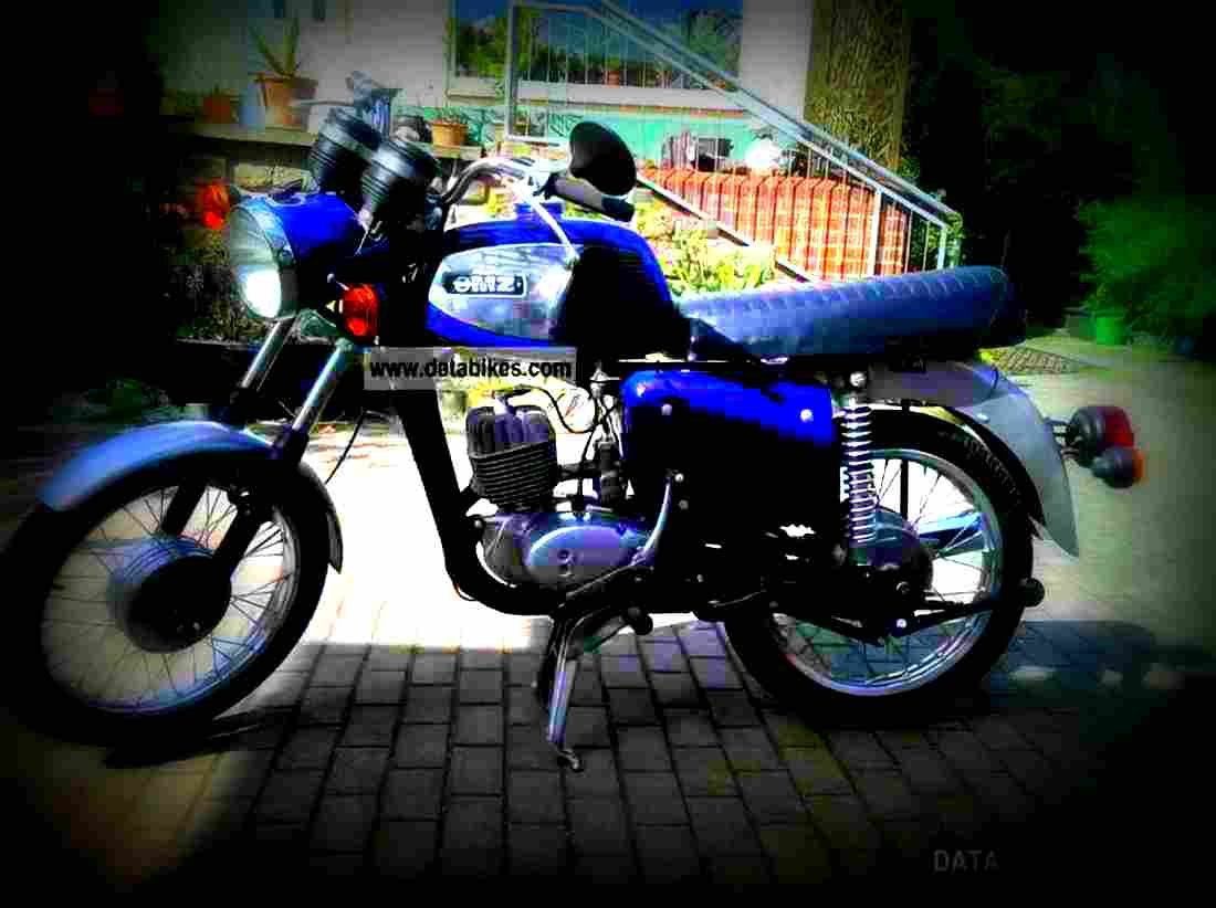 MuZ TS 150 1975 1 motorbike A4 Photo Print