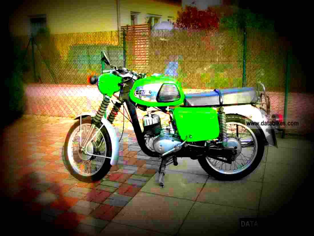 MuZ TS 150 1976 1 motorbike A4 Photo Print