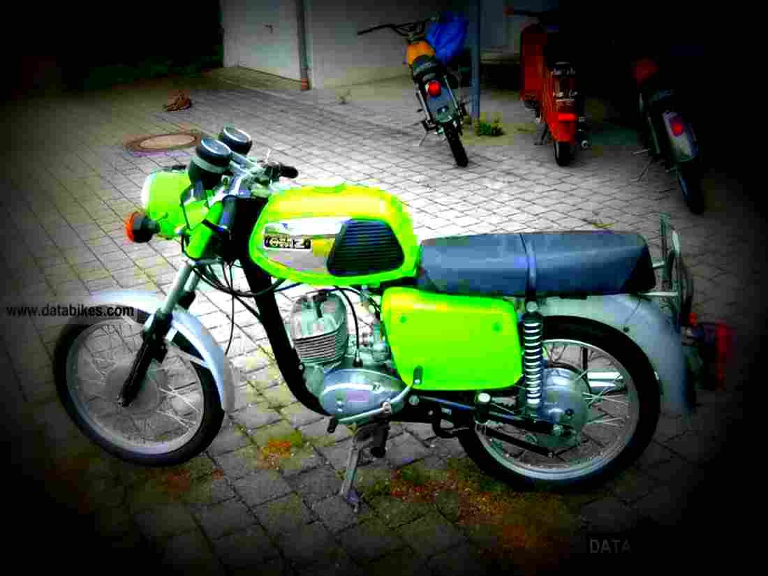 MuZ TS 150 1976 2 motorbike A4 Photo Print