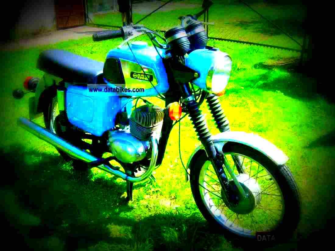 MuZ TS 150 1976 3 motorbike A4 Photo Print