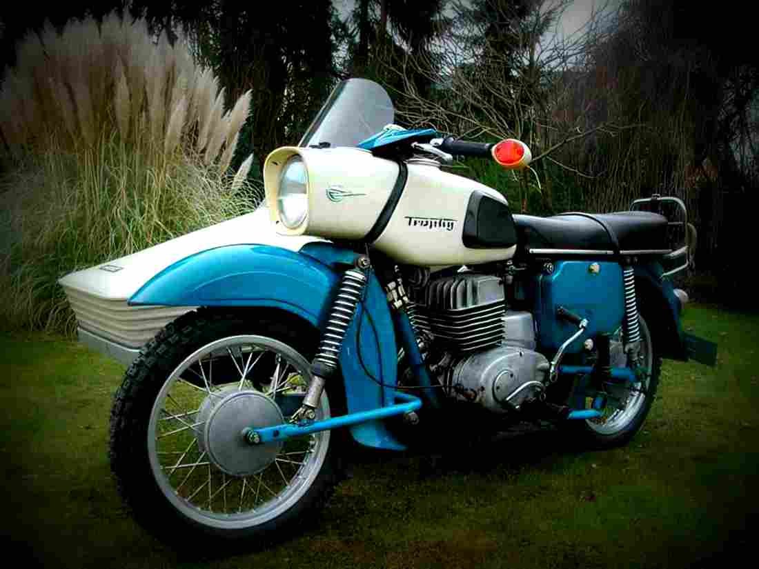 MuZ TS 250 1973 1 motorbike A4 Photo Print