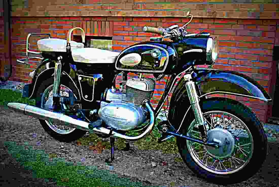 MuZ TS 250 1973 4 motorbike A4 Photo Print