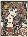 Mucha Alphons 1860 1939 Cocorico 1902 Front cover A4 Photo Print