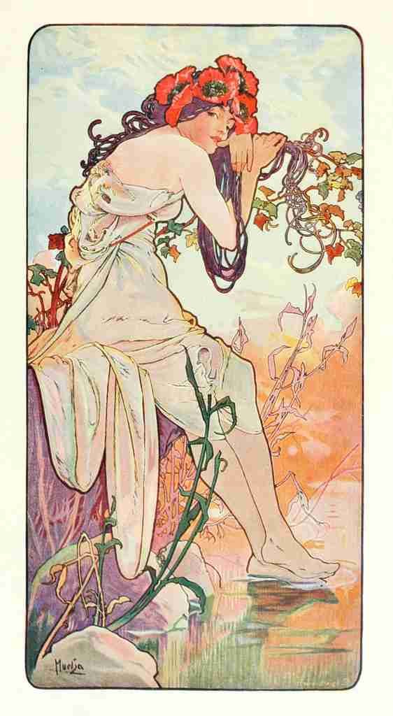 Mucha Alphons 1860 1939 The Magazine of Art 1899 Summer A4 Photo Print