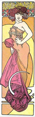 Mucha Alphonse Czechoslovakian 1860 1939 Art A4 Photo Print