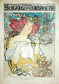 MuchaDimancheSoleil Advert A4 Photo Print