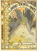 MuchaNoel1896 Vintage Advert A4 Photo Print