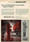 Mueller Hydrants Facts Vintage Retro Advert Ads A4 Photo Print