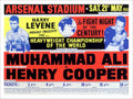 Muhammad Ali Henry Cooper Boxing May 1966 Vintage Retro Advert Poster A4 Photo 