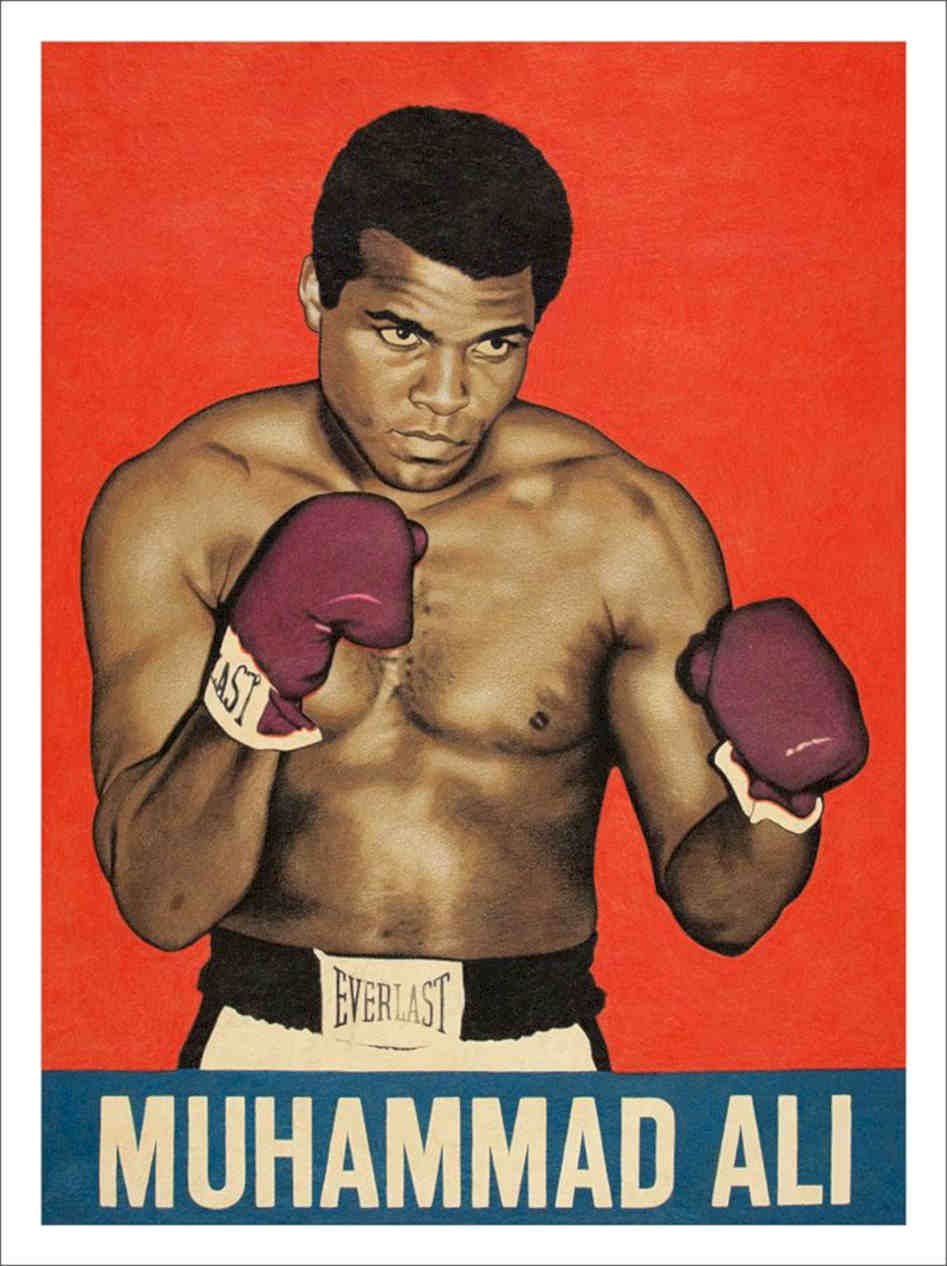 Muhammad Ali Vintage Retro Advert Poster A4 Photo Print