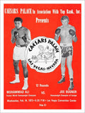 Muhammad Ali Vs Joe Bugner Vintage Retro Advert Poster A4 Photo Print