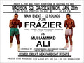 Muhammad Ali Vs Joe Frazier Boxing Poster Vintage Retro Advert Poster A4 Photo 