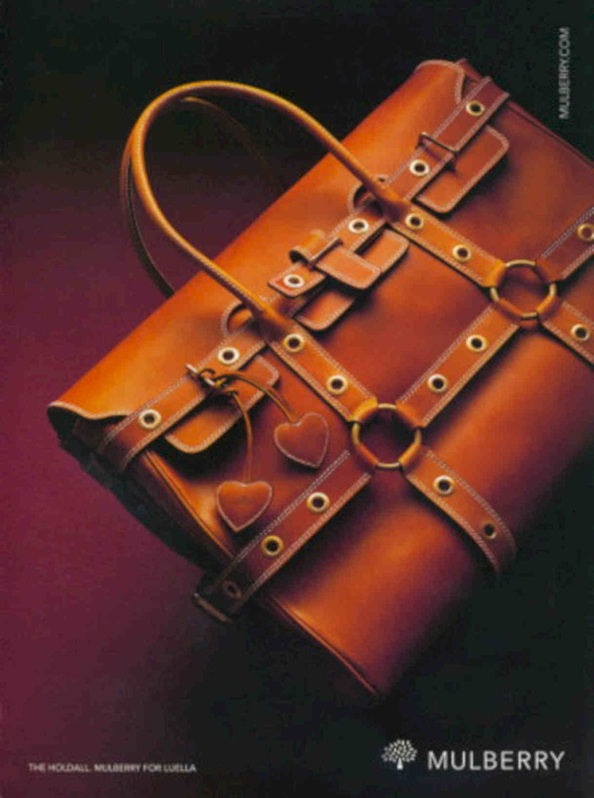 Mulberry Handbag Holdall Vintage Retro Advert Poster A4 Photo Print