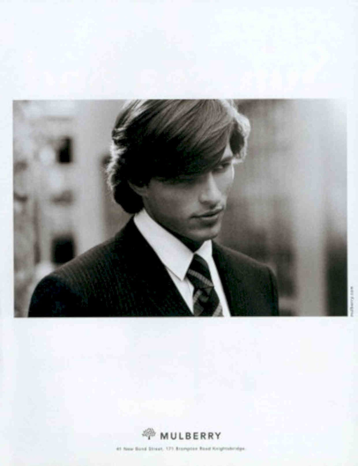 Mulberry Suit Man Vintage Retro Advert Poster A4 Photo Print