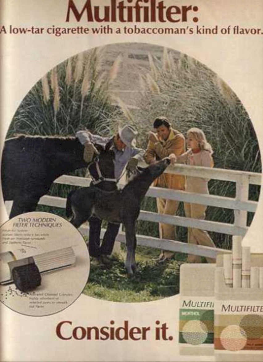 Multiflter Cigarette Pack Vintage Retro Advert Ads A4 Photo Print