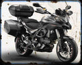 Multistrada 1200 13 5 A4 Photo Print Motorbike Vintage Aged