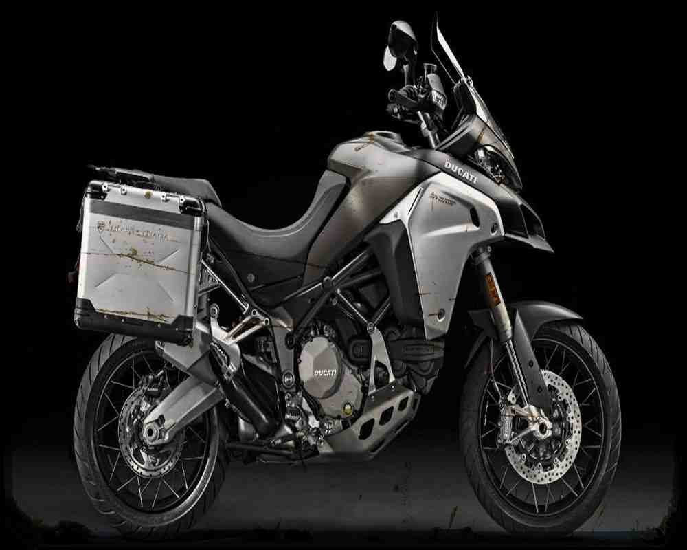 Multistrada Endu 16 02 A4 Photo Print Motorbike Vintage Aged