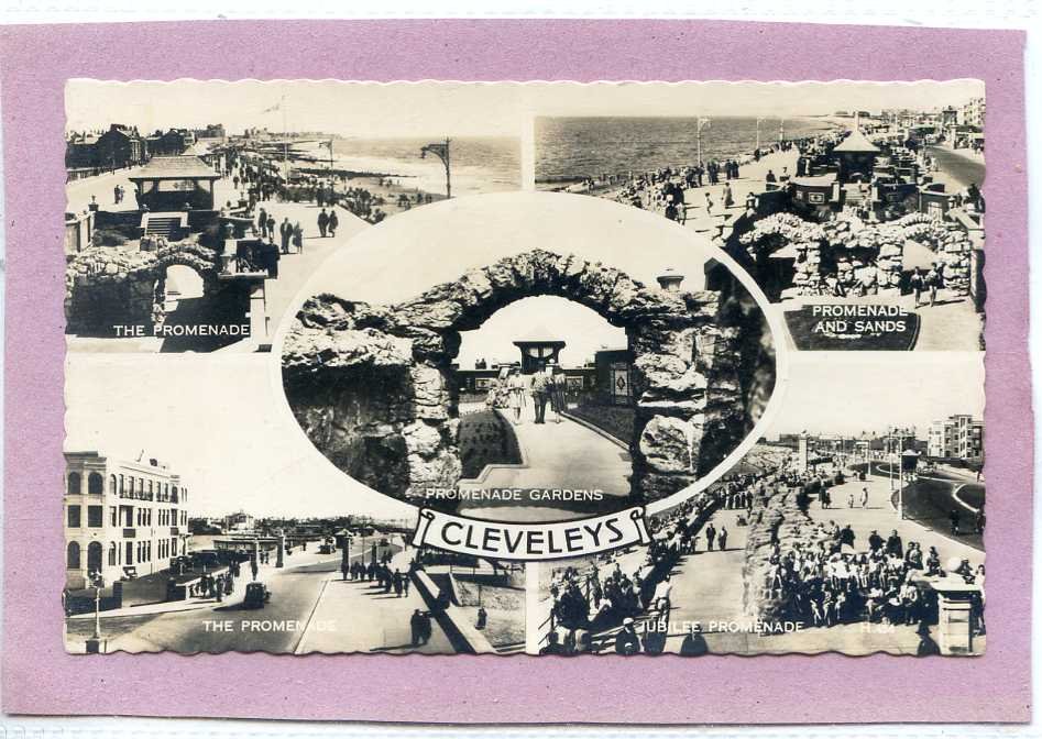 Multiview Cleveleys Lancashire Vintage A4 Photo Print