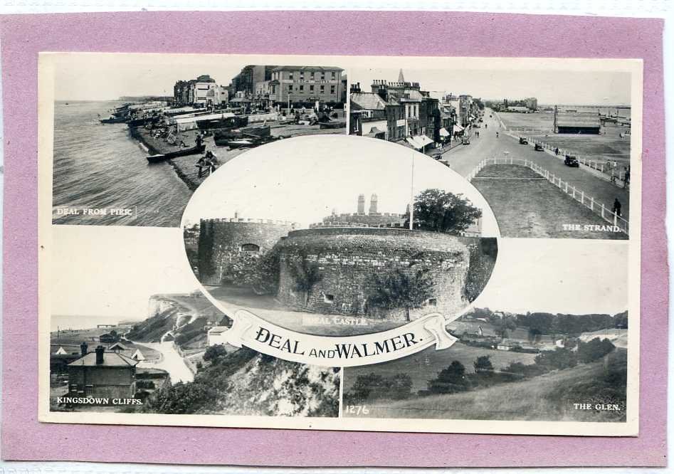 Multiview Deal And Walmer Kent Vintage A4 Photo Print