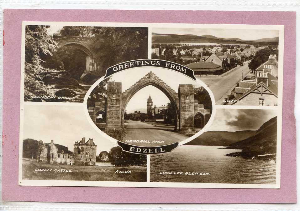 Multiview Edzell Scotland Vintage A4 Photo Print