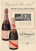Mumm Champagne Bottles 2 Vintage Retro Advert Ads A4 Photo Print
