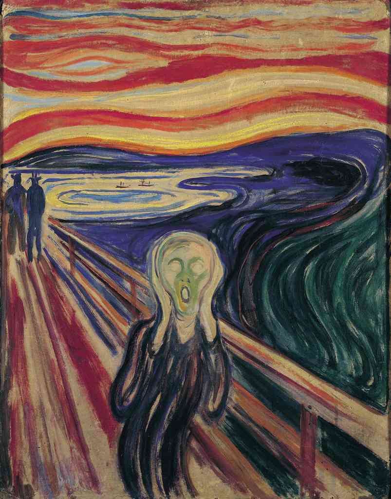 Munch The Scream Modernism A4 Photo Print