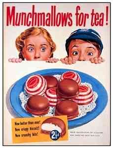 Munchmallows 435 Vintage Advert A4 Photo Print