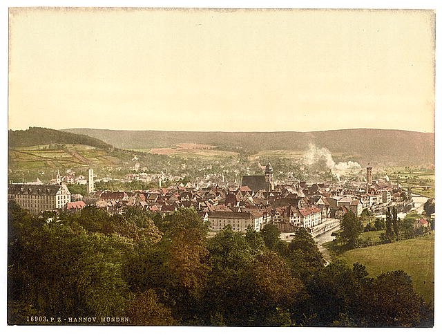 Munden Hanover Hanover Vintage A4 Photo Print