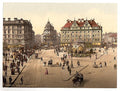 Munich from the Carlsthor Bavaria Vintage A4 Photo Print