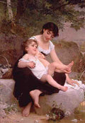 Munier Emile 1892 01 Mother And Child A4 Photo Print