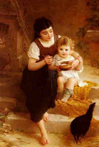 Munier Emile La Grande Soeur A4 Photo Print