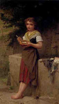 Munier Emile La Jeune Paysanne A4 Photo Print