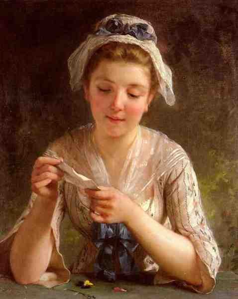 Munier Emile La Lettre A4 Photo Print