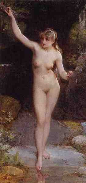 Munier Emile Nd 8 La Baigneuse A4 Photo Print