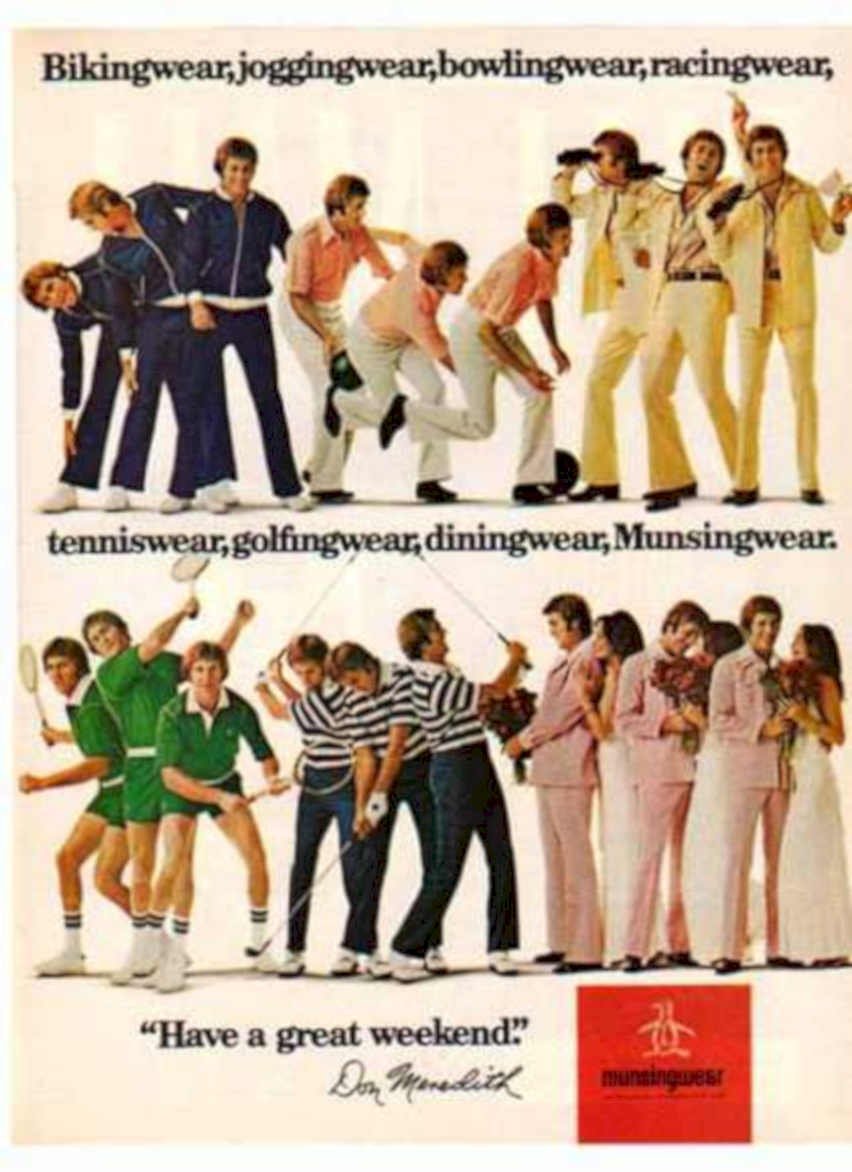 Munising Weekend Suits Vintage Retro Advert Ads A4 Photo Print
