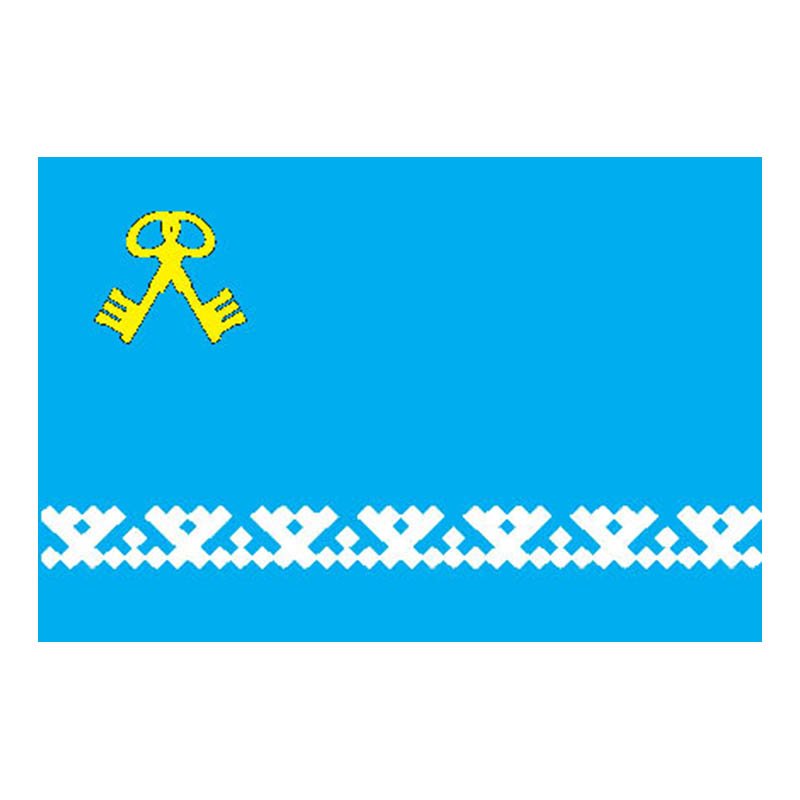 Muravlenko City Flag N683 A4 Photo Print