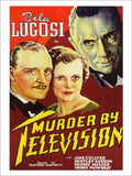 Murder By Television Movie Poster Vintage Retro Advert Poster A4 Photo Print