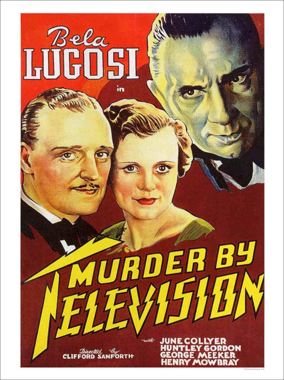 Murder By Television Movie Poster Vintage Retro Advert Poster A4 Photo Print