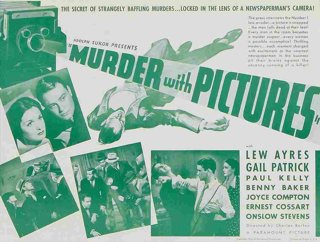 Murder With Pictures 01  film star poster A4 Photo Print