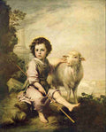 Murillo Bartolome Esteban Murillo c1910 The divine shepherd boy A4 Photo Print