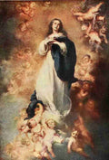 Murillo Bartolome Esteban The Immaculate Conception History of Painting 1911 A4 Photo Print